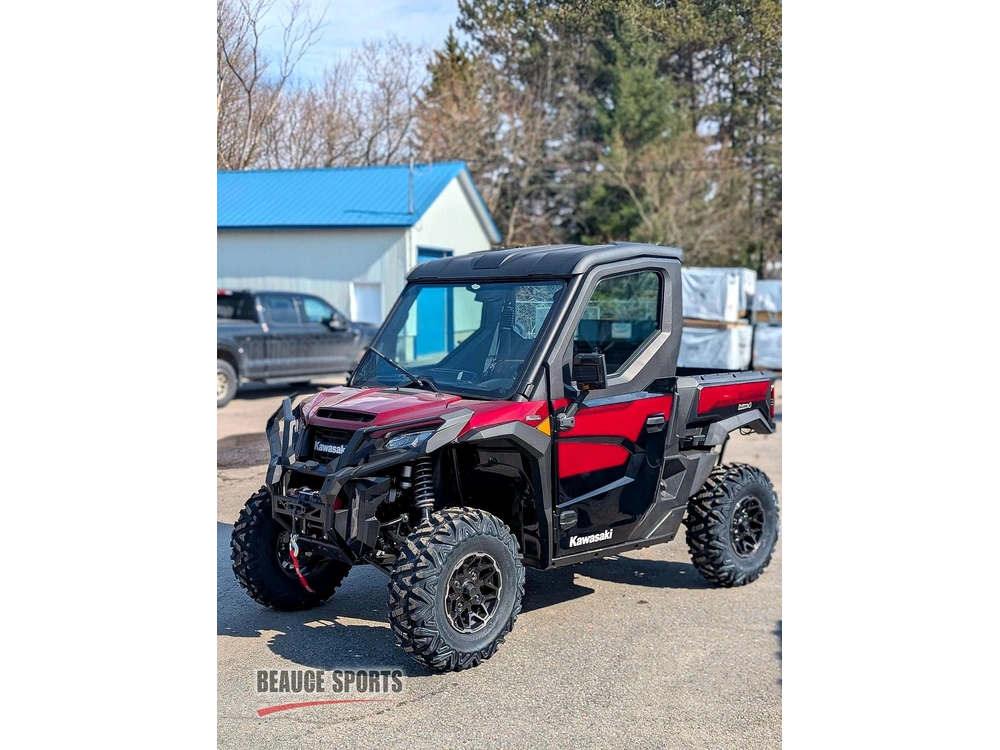 2026 Kawasaki Ridge Platinum Ranch Edition Hvac 🎯 Utv Cabine Fermée Chauffé Climatisé Travail Luxe Ranger Xp1000 Defender Limited 4 Saisons 🟢 alt