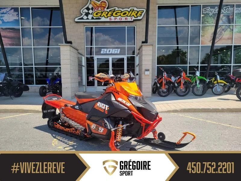 2025 Arctic Cat Riot 858 Orange alt