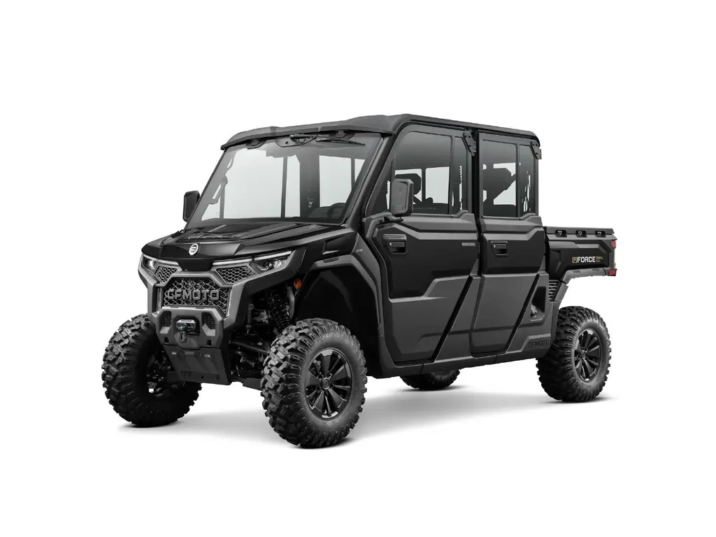 2026 CFMOTO UFORCE U10 XL PRO HIGHLAND // Nebula Black - w/ Front and Rear Bumpers & Rock Sliders