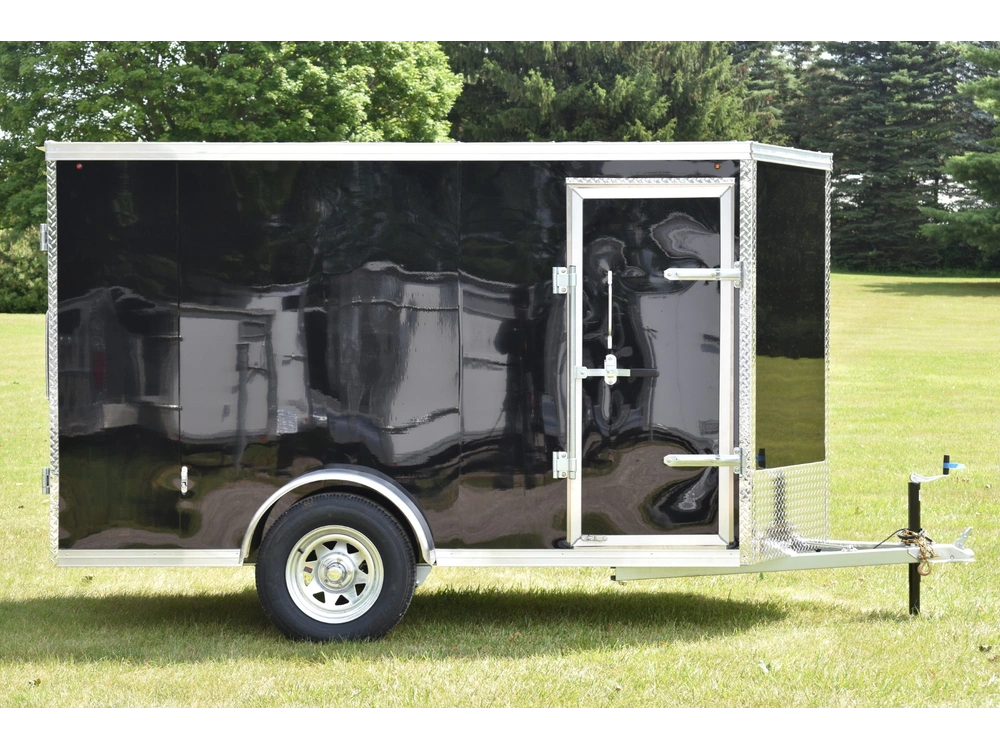 2026 Rhino Galvanized Enclosed 5' X 10' Sa Dd alt