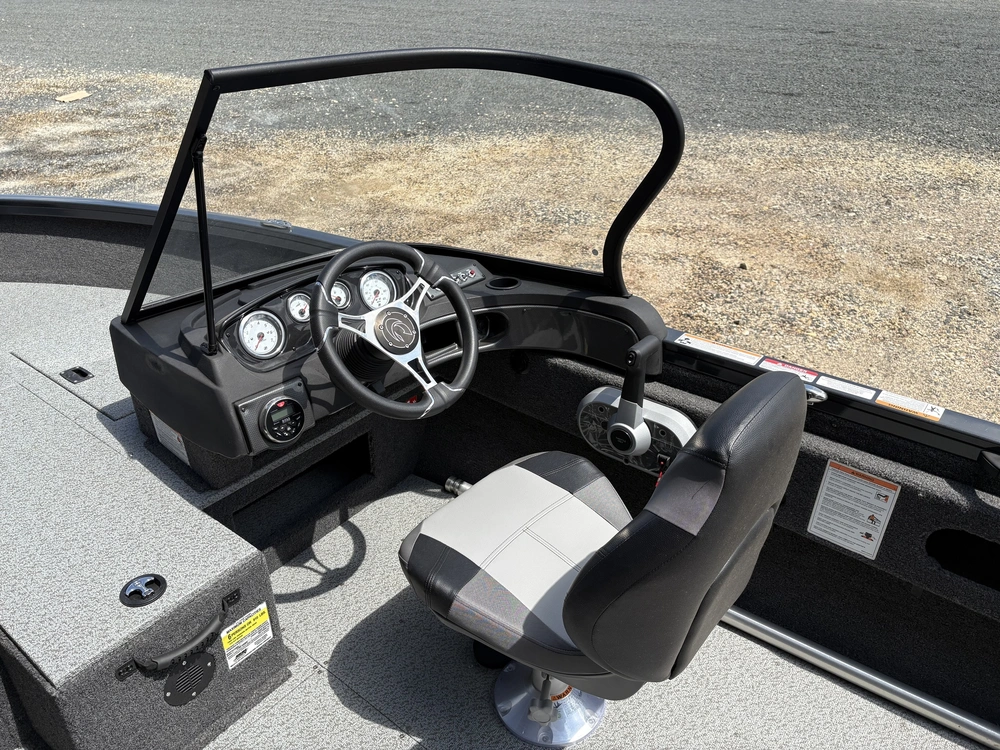 2025 Crestliner 1750 Hawk Wt Jumpseat - Gun Metal alt