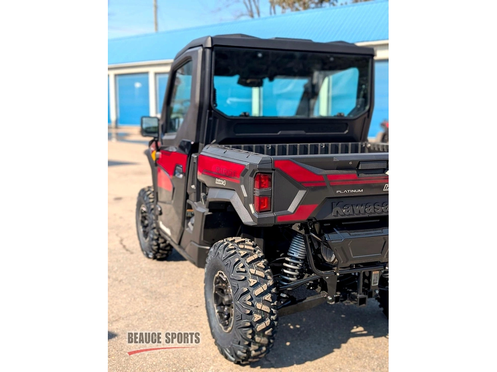 2026 Kawasaki Ridge Platinum Ranch Edition Hvac 🎯 Utv Cabine Fermée Chauffé Climatisé Travail Luxe Ranger Xp1000 Defender Limited 4 Saisons 🟢 alt