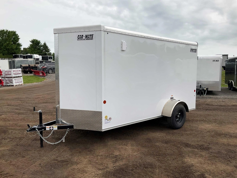 2026 Car Mate Trailers 6x12 Plus V-nose Liberty Sport Cargo Trailer alt