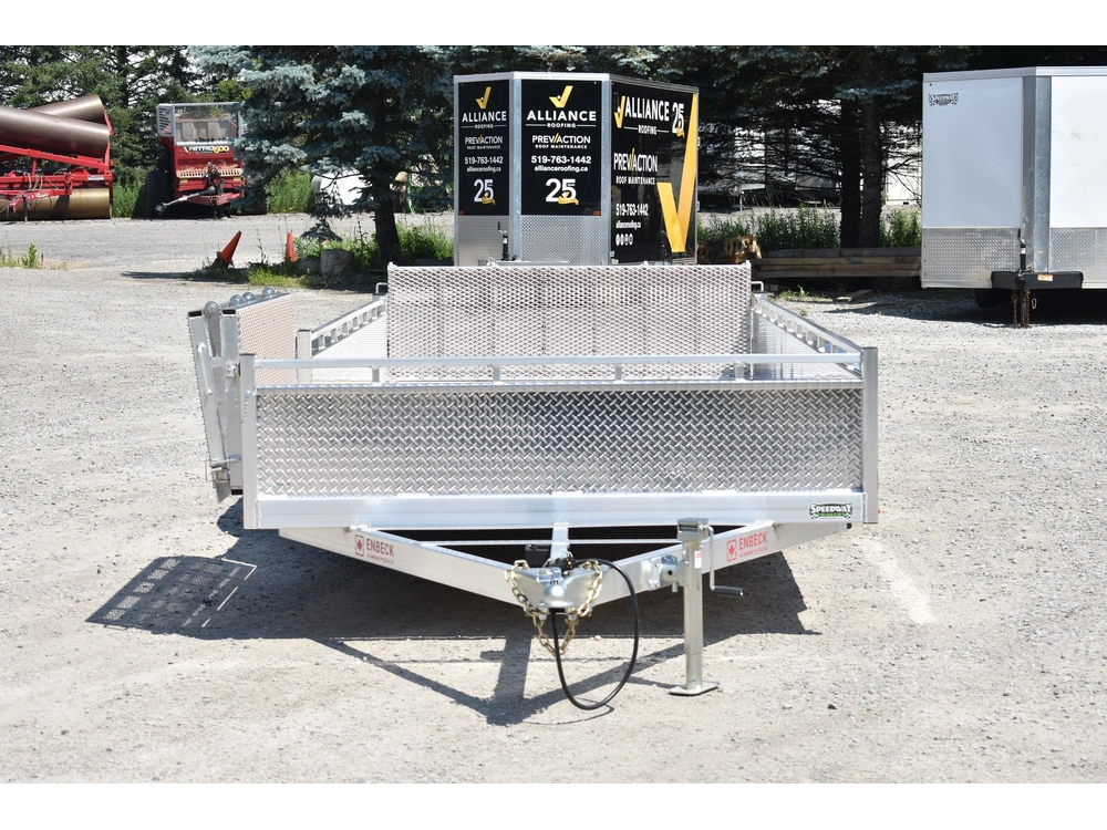 2026 Enbeck Side Loader Aluminum Utility 7' X 18' Ta alt