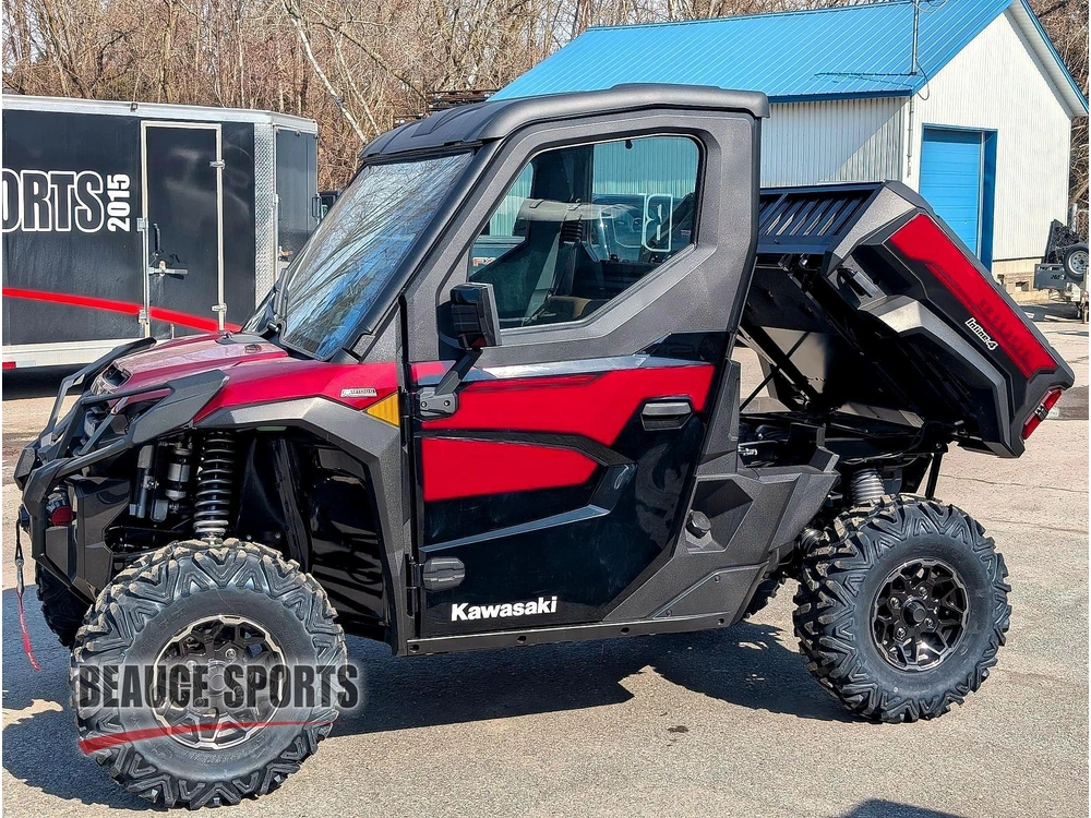 2026 Kawasaki Ridge Platinum Ranch Edition Hvac 🎯 Utv Cabine Fermée Chauffé Climatisé Travail Luxe Ranger Xp1000 Defender Limited 4 Saisons 🟢 alt