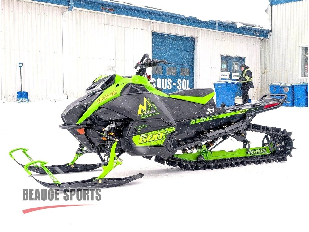 2025 Arctic Cat Mtn 600 154 Sp Es Us Grn 3.0 M6 M600 Mtn Catalyst Sno Pro Electric Start 3.0 | 🌍 Concurrents : Rmk 650 / Summit 600r / Lynx 🌍 | alt