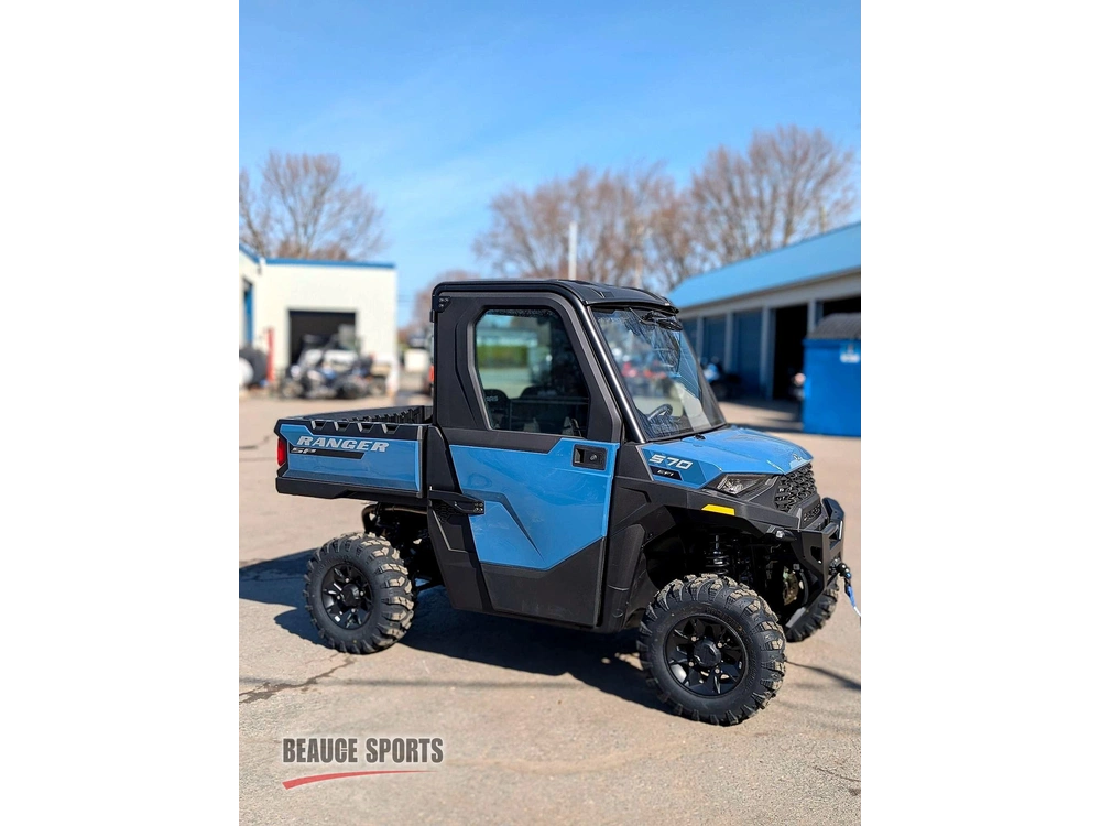 2026 Polaris Ranger Sp 570 Northstar Zenith Blue 🎯 Utv Cabine Chauffé Travail Hiver 4 Saisons Defender Hd7 Ranger Compact Terrain 🟢 alt