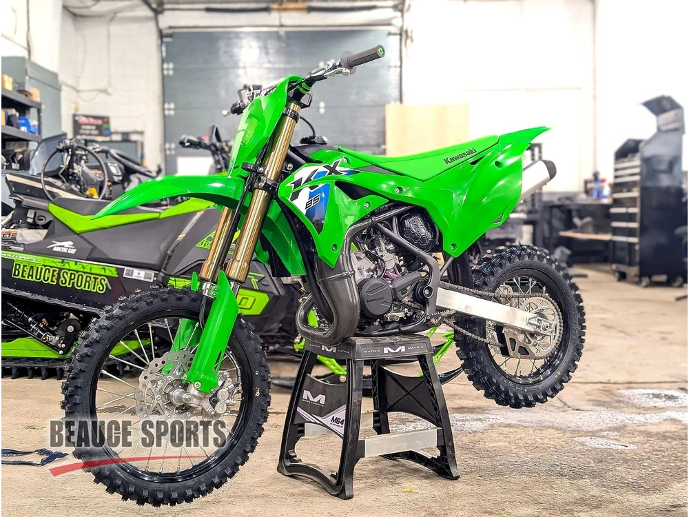 Kawasaki Kx85 2026 🎯 Motocross 85cc Junior Compétition Performance Yz85 Sx85 Crf150r Progression 🟢 2026 alt