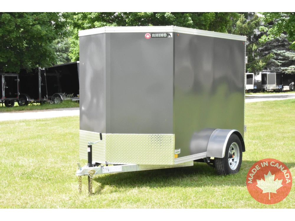 2026 Rhino Galvanized Enclosed 5' X 8' Sa Dd alt