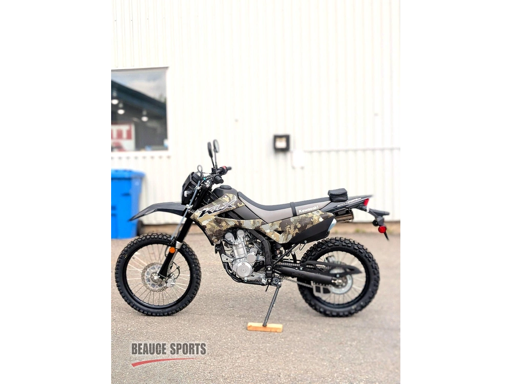 Kawasaki Klx300 Semi-camo 🎯 Moto Double Usage Route Sentier Crf300l Drz400 Wr250r Dual Sport Plaquée 🟢 2026 alt