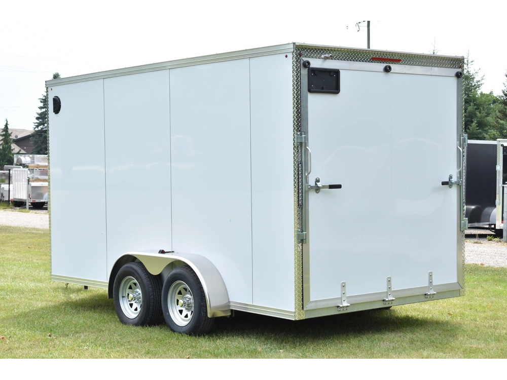 2026 Rhino Galvanized Enclosed 7' X 14' Ta Ramp alt