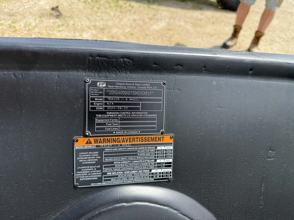 2024 Argo 4 Wheel Trailer alt