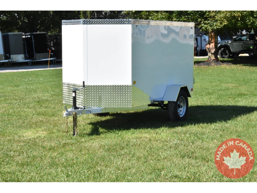 2026 Rhino Galvanized Enclosed 4' X 8' Sa alt