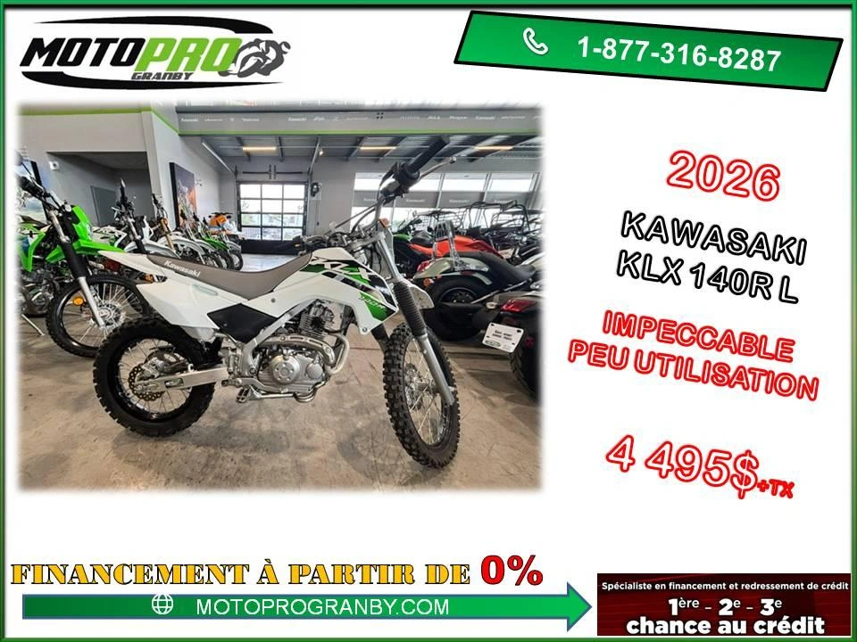 2026 Kawasaki Klx140r L Klx140r L 140rl Klx 140r L Moyennes Roues Peu Usure alt