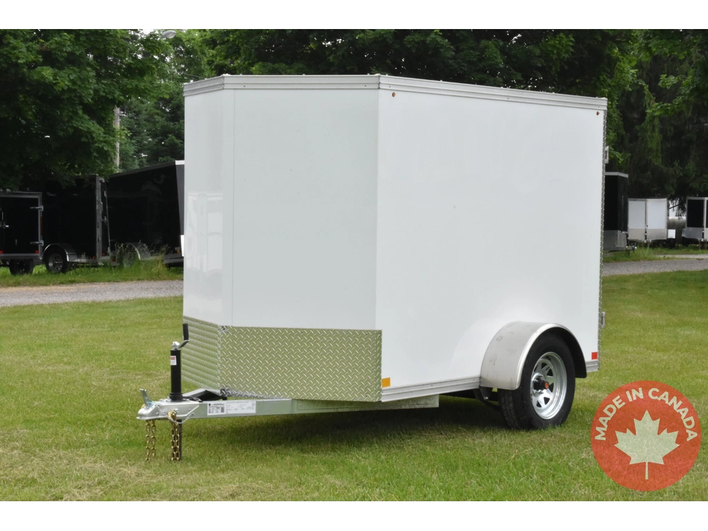 2026 Rhino Galvanized Enclosed 5' X 8' Sa Dd alt
