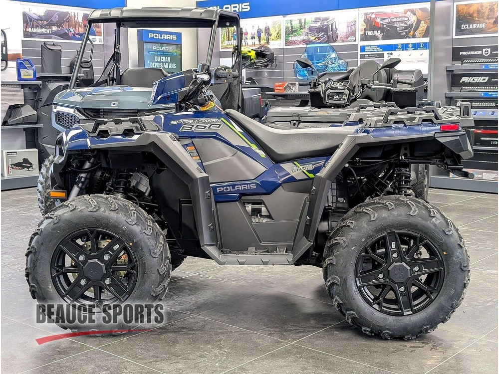 2026 Polaris Sportsman 850 Premium Springfield Blue | 🌍 Concurrents : Outlander 850 / Cforce 1000 🌍 | alt