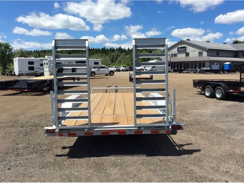 2027 Canada Trailers 82x18 5 Ton Galvanized Equipment Trailer alt