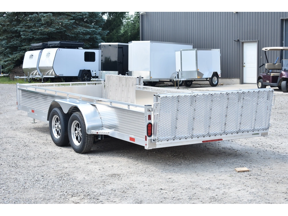 2026 Enbeck Side Loader Aluminum Utility 7' X 18' Ta alt