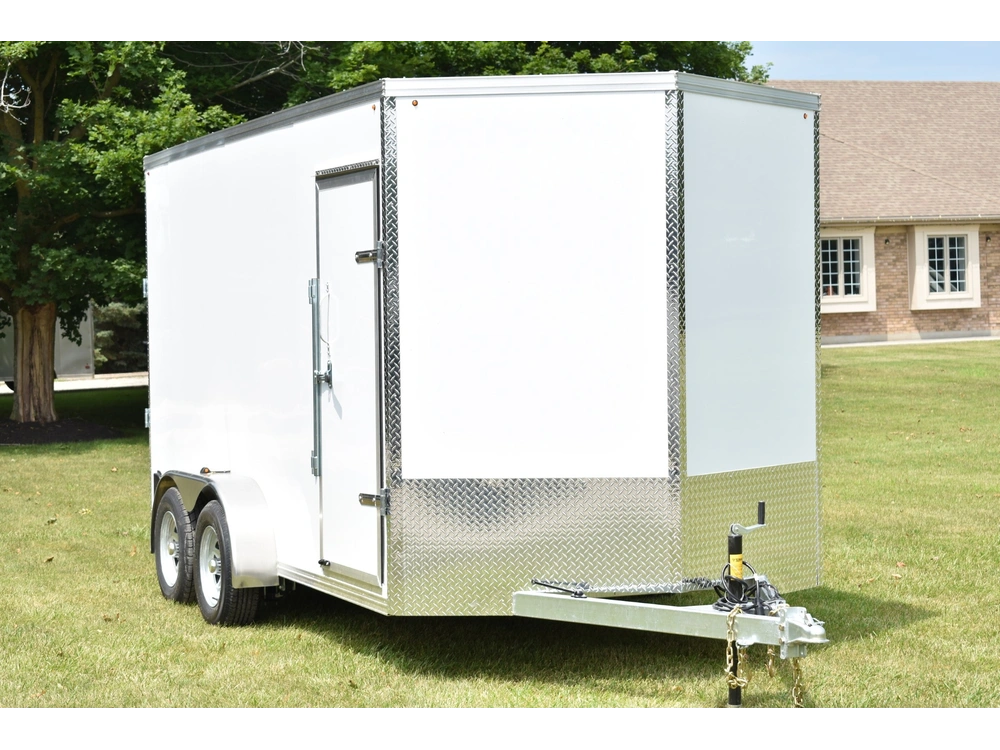 2026 Rhino Galvanized Enclosed 7' X 14' Ta Ramp alt