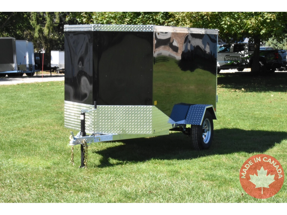 2026 Rhino Galvanized Enclosed 4' X 8' Sa alt