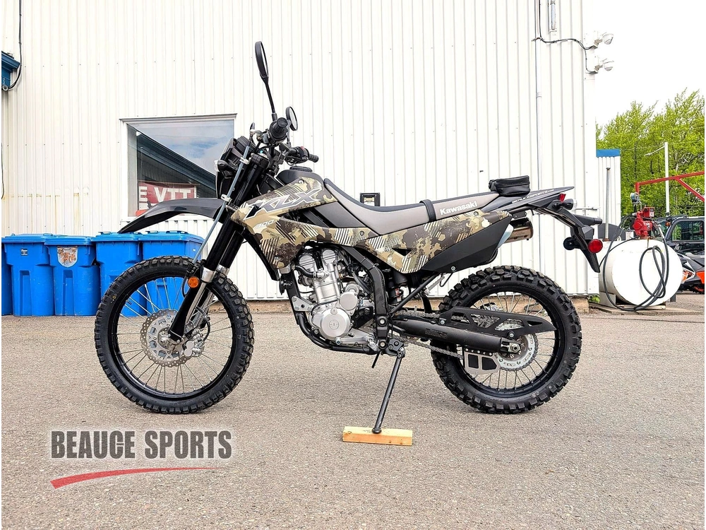 Kawasaki Klx300 Semi-camo 🎯 Moto Double Usage Route Sentier Crf300l Drz400 Wr250r Dual Sport Plaquée 🟢 2026 alt