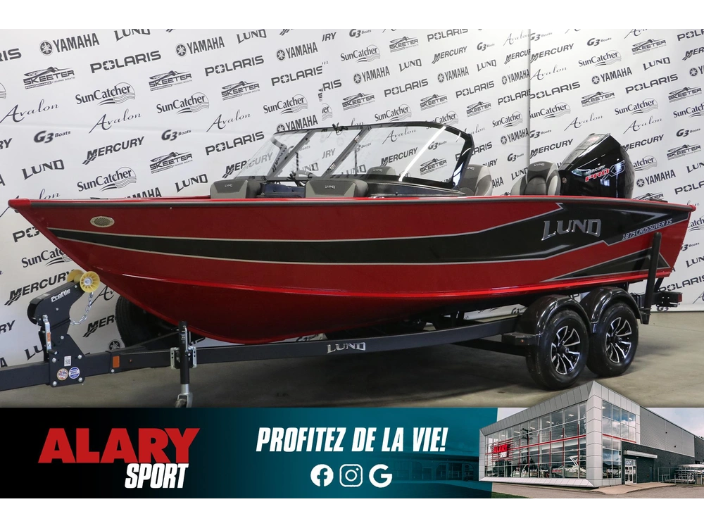 Lund 1875 Crossover Xs + Mercury 175 Hp & Remorque 2026 alt