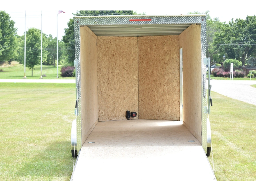 2026 Rhino Galvanized Enclosed 7' X 16' Ta Ramp alt