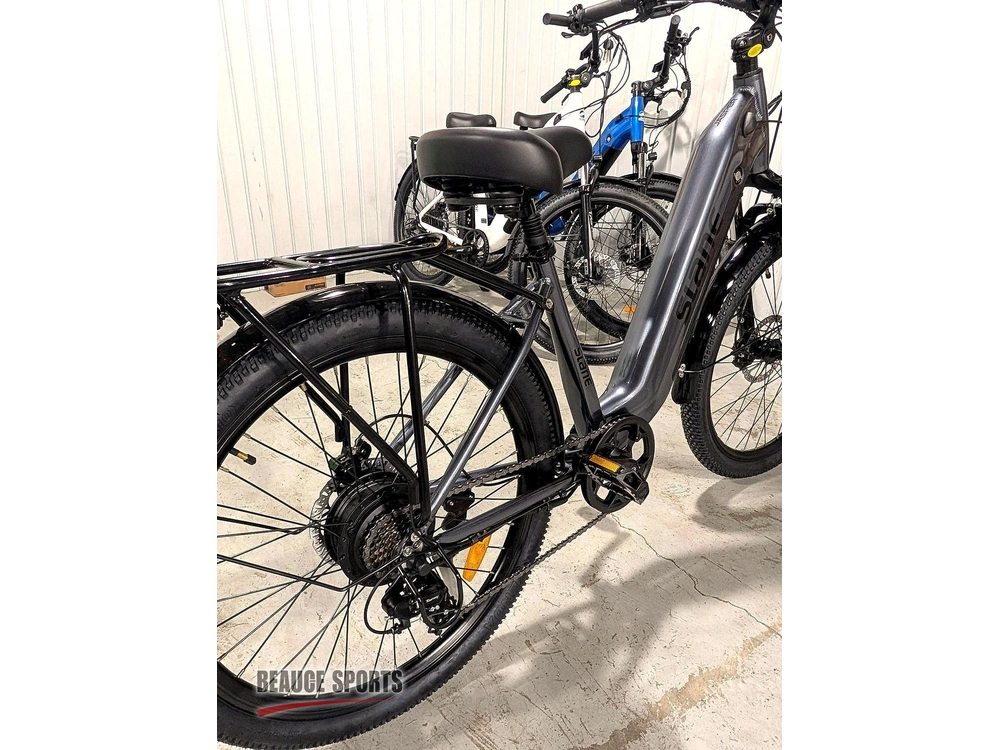 2026 Slane Jasper Cruiser Gris 🎯 Vélo Électrique Confort 500w Grande Autonomie Balade Piste Cyclable Polyvalent 🟢 alt
