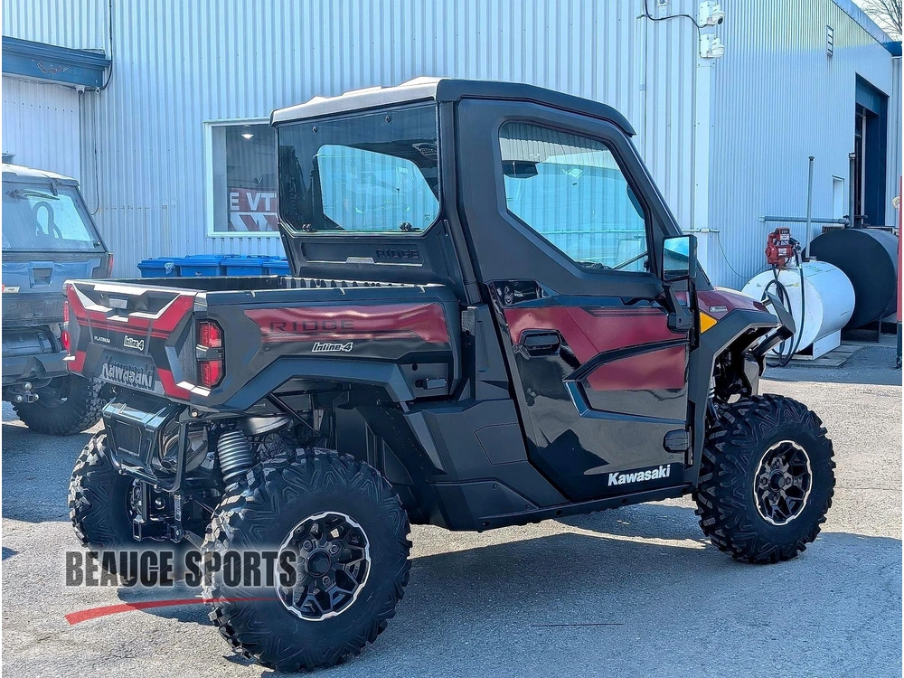 2026 Kawasaki Ridge Platinum Ranch Edition Hvac 🎯 Utv Cabine Fermée Chauffé Climatisé Travail Luxe Ranger Xp1000 Defender Limited 4 Saisons 🟢 alt