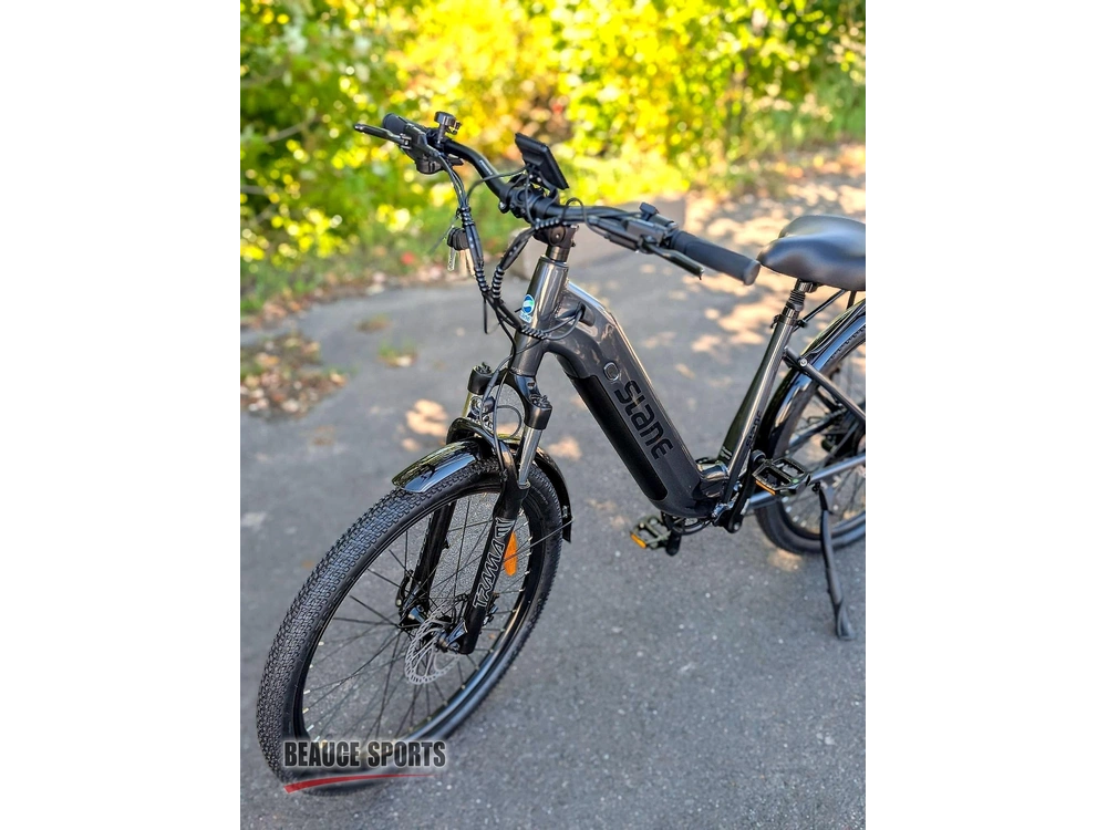 2026 Slane Jasper Sport Gris 🎯 Vélo Électrique Sport 500w Grande Autonomie Ville Sentier Performance Quotidienne 🟢 alt