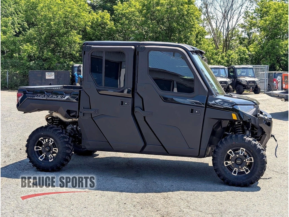 2026 Polaris Ranger Crew Ultimate Xp 1000 Ns Tx Black Crystal Northstar 🎯 Utv Texas Edition 6 Places Defender Max Limited Prowler Crew Cabine Chauffée 🟢 alt