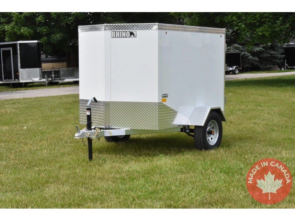 2026 Rhino Galvanized Enclosed 4' X 6' Sa alt