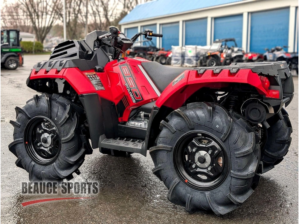 Polaris Sportsman 850 Mud Edition Fury Red 🎯 Vtt Boue Extrême 4x4 Traction Pneus 30 Pouces Xmr Renegade 1000r Performance 🟢 2026 alt