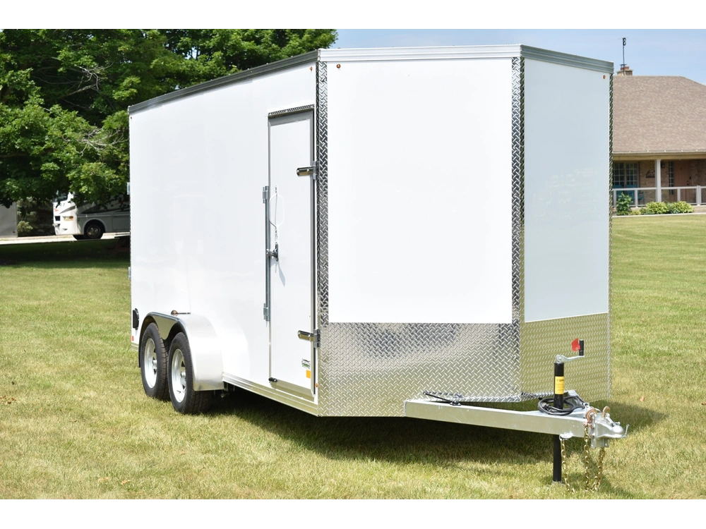 2026 Rhino Galvanized Enclosed 7' X 16' Ta Ramp alt