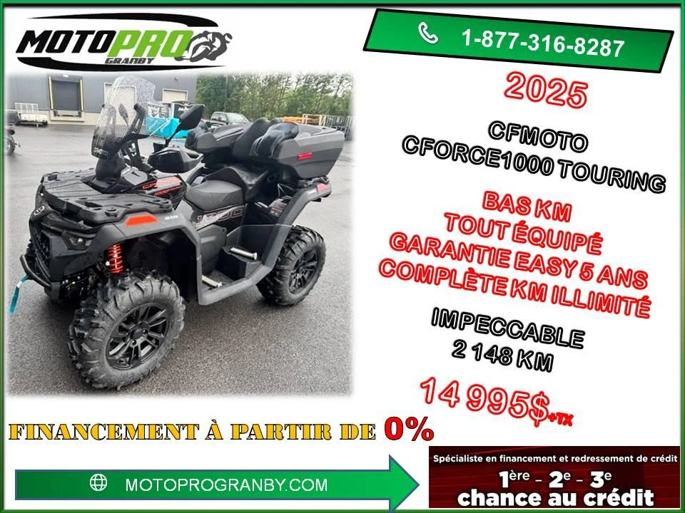 2025 Cfmoto Cforce 1000 Touring Cforce1000 Touring Vrai 2 Places Cforce 1000 Tout Équipé alt