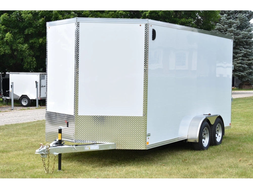 2026 Rhino Galvanized Enclosed 7' X 16' Ta Ramp alt