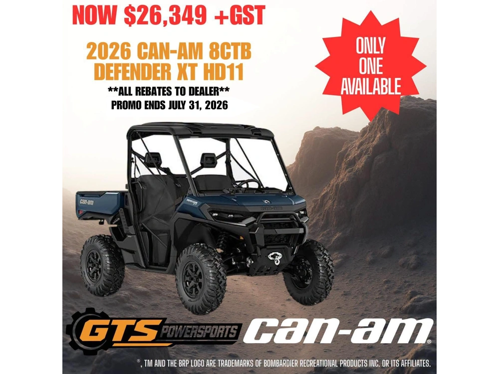 2026 Can-am 8ctb Defender Xt Hd11 alt