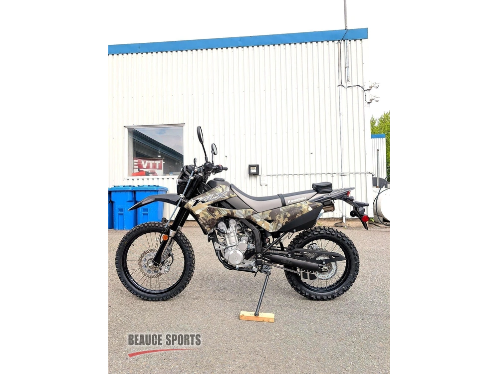 2026 Kawasaki Klx300 Semi-camo 🎯 Moto Double Usage Route Sentier Crf300l Drz400 Wr250r Dual Sport Plaquée 🟢 alt