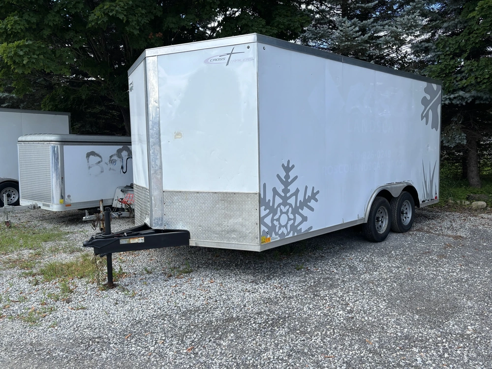 2021 Cross Painted Steel Enclosed (alpha) 8.5' X 16' Ta alt