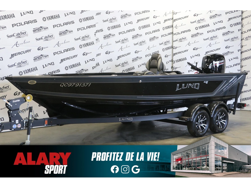 2025 Lund 1875 Pro Guide + Mercury 90exlpt alt