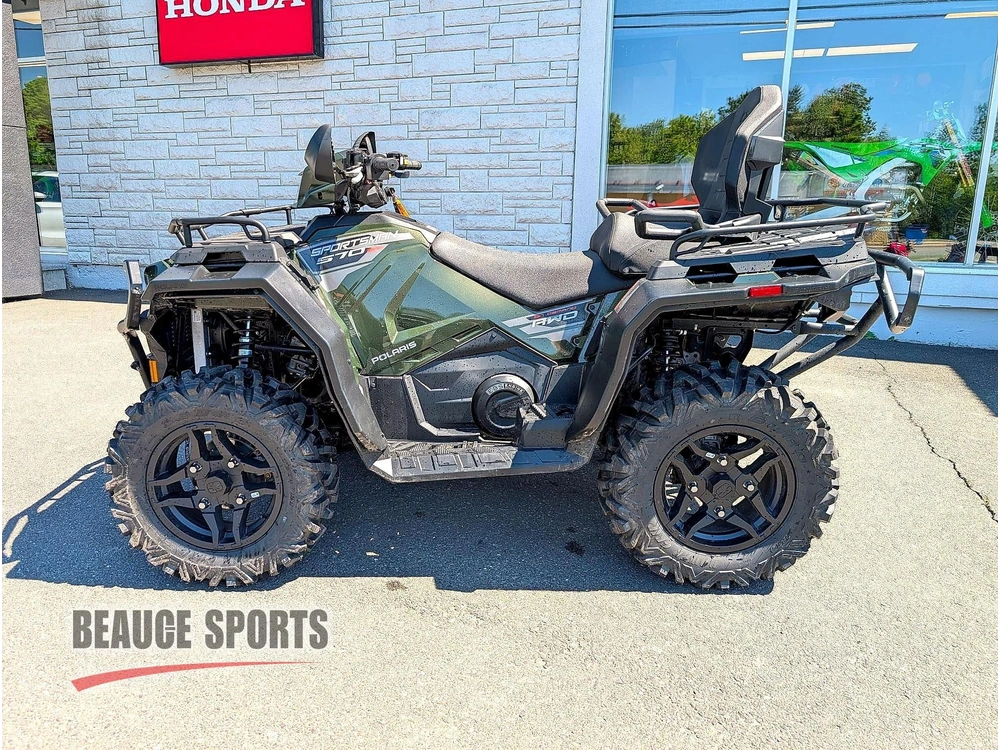 Polaris Sportsman Trg 570 Premium Treeline Grn Mtlc | A26sdz57ab 🛠️direction Assistée Eps Touring Vtt 2 Places 🛠️ 2026 alt