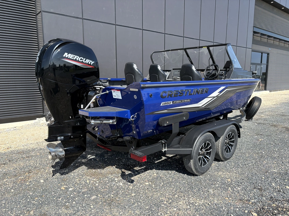 2025 Crestliner 1850 Fish Hawk Wt Jumpseat - True Blue alt