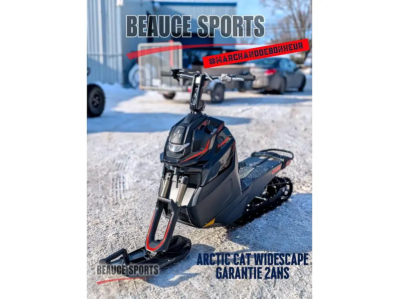 Arctic Cat WIDESCAPE 250 US BLACK | 🌟 Alternative moderne au Snow Hawk 🌟 | 2024