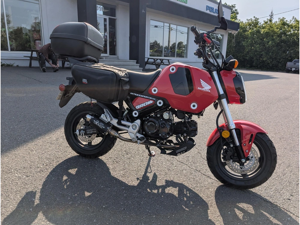 2023 Honda Grom Abs 🎯 Mini Moto Urbaine Z125 Pro Monkey Navi Full Équip Économique Prête À Rouler 🟢 alt