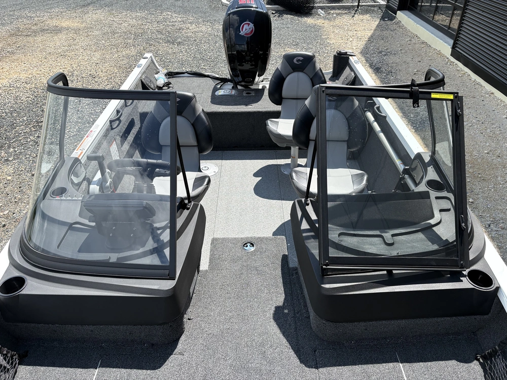 2026 Crestliner 1750 Hawk Wt Jumpseat White alt