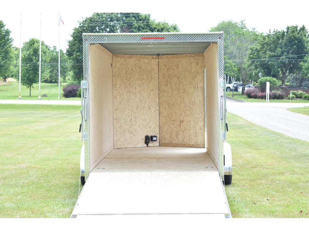 2026 Rhino Galvanized Enclosed 7' X 16' Ta Ramp alt