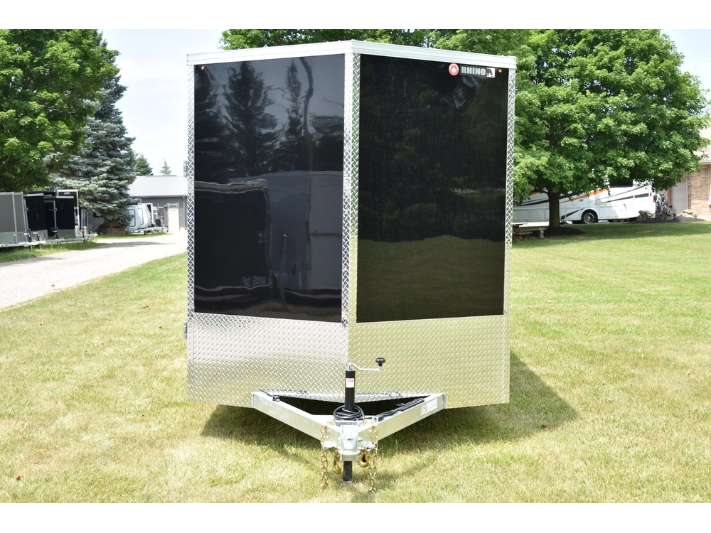 2026 Rhino Galvanized Enclosed 7' X 16' Ta Ramp alt