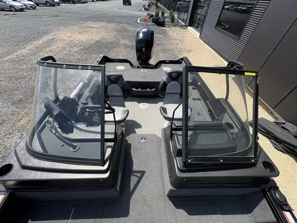 2026 Crestliner 1750 Fish Hawk Wt Jumpseat Black alt