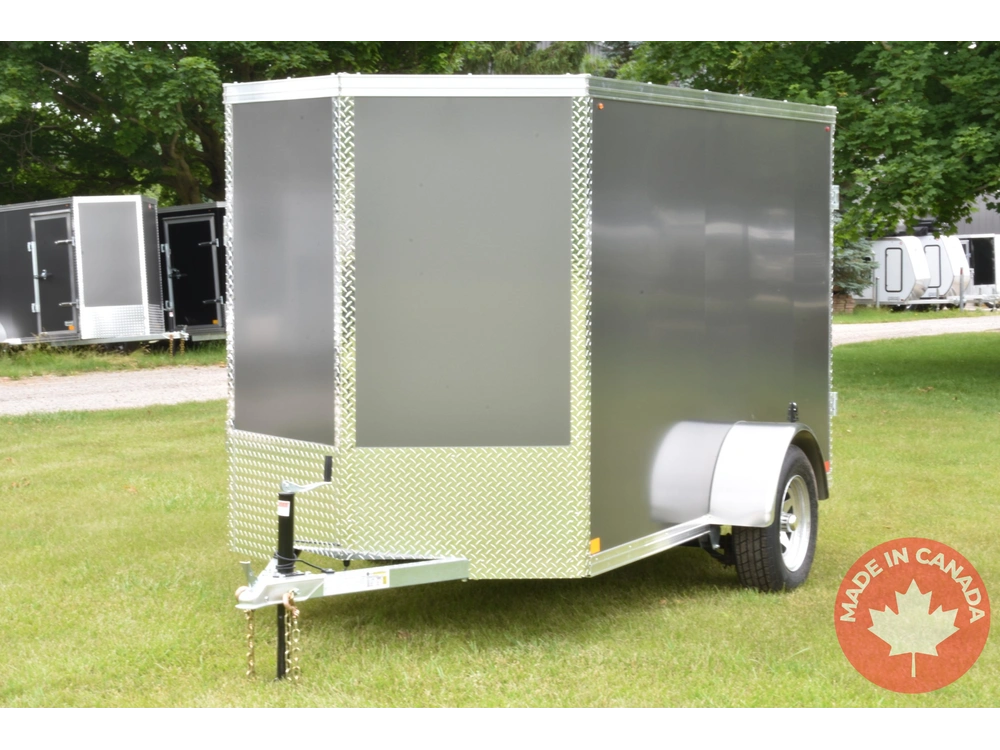 2026 Rhino Galvanized Enclosed 5' X 10' Sa Dd alt