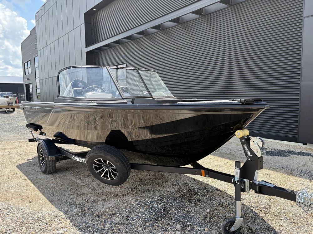 2025 Crestliner 1750 Hawk Wt Jumpseat - Black Metallic alt